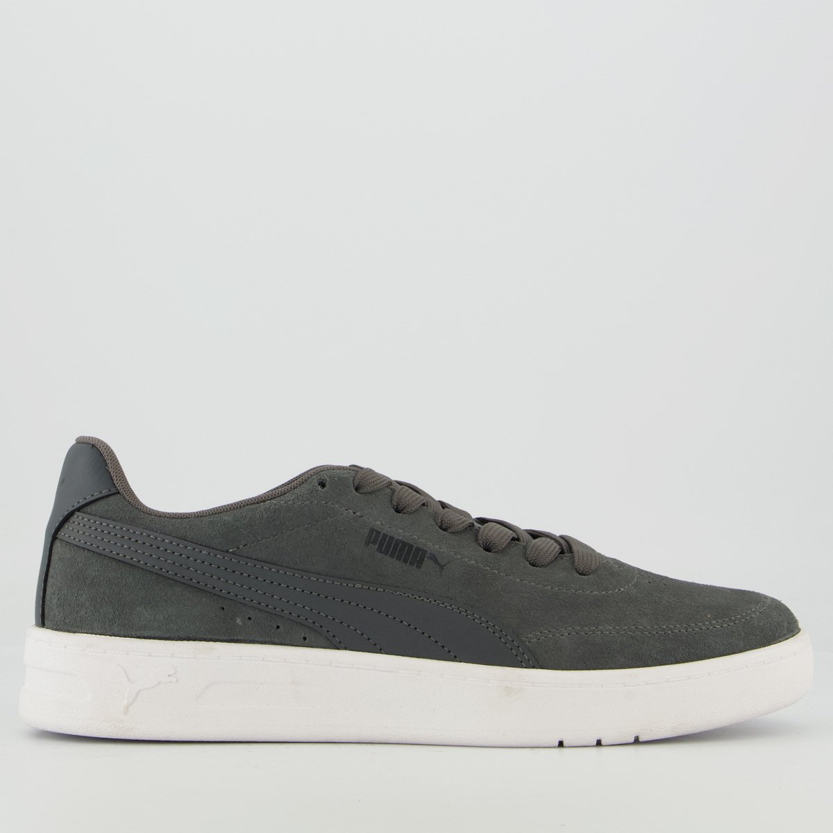 Tênis Puma Court Classic Clean SD BDP Cinza e Bran