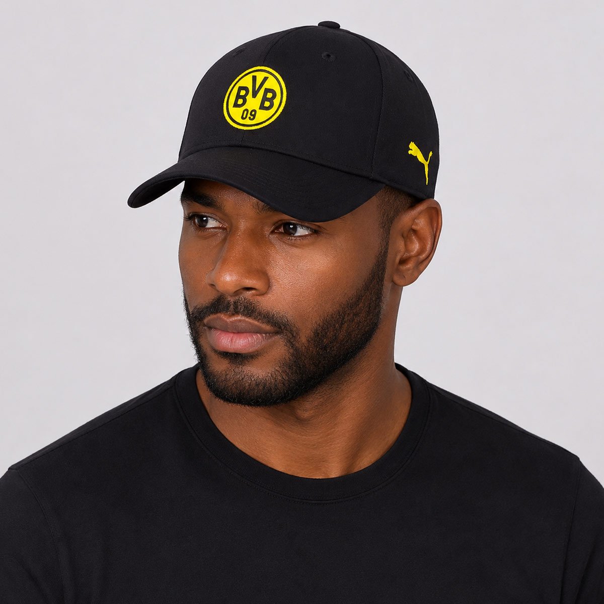 Boné Puma Borussia Dortmund ESS Preto Preto 5