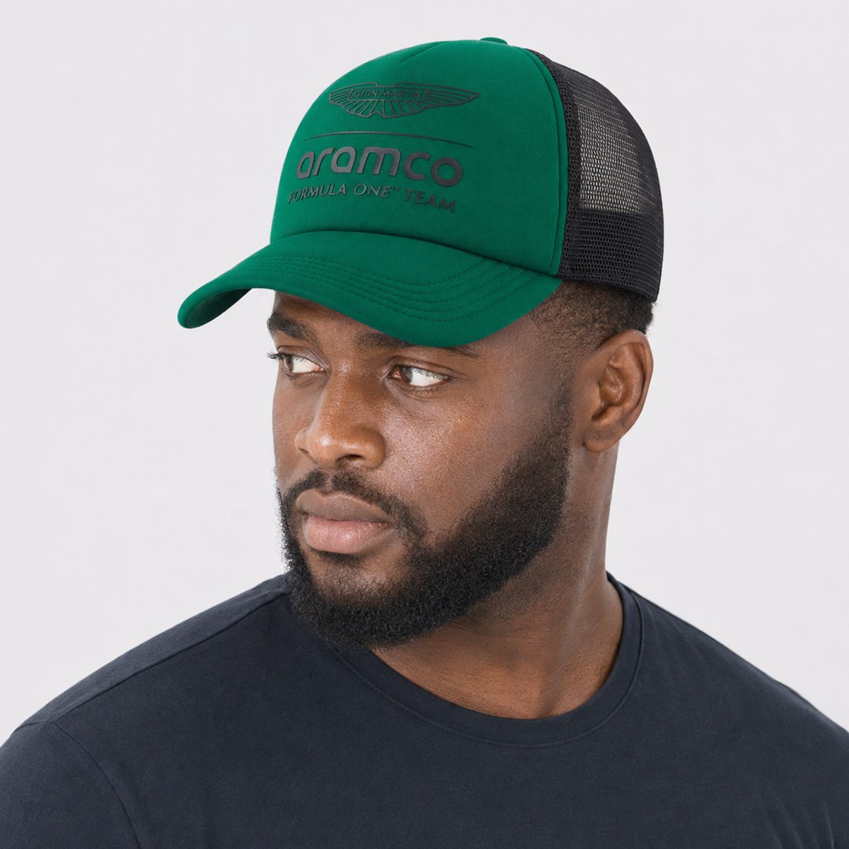 Boné Puma Aston Martin F1 Trucker Verde Verde 5