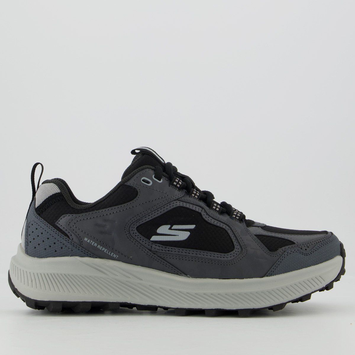 Tênis Skechers Ridgestar Cinza e Preto
