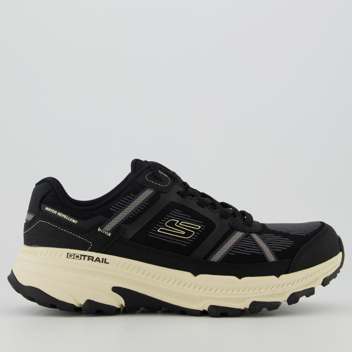 Tênis Skechers Trail Altitude 2.0 Feminino Preto e Bege