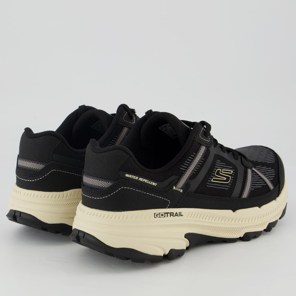 Tênis Skechers Trail Altitude 2.0 Feminino Preto e Bege Preto/Bege 3