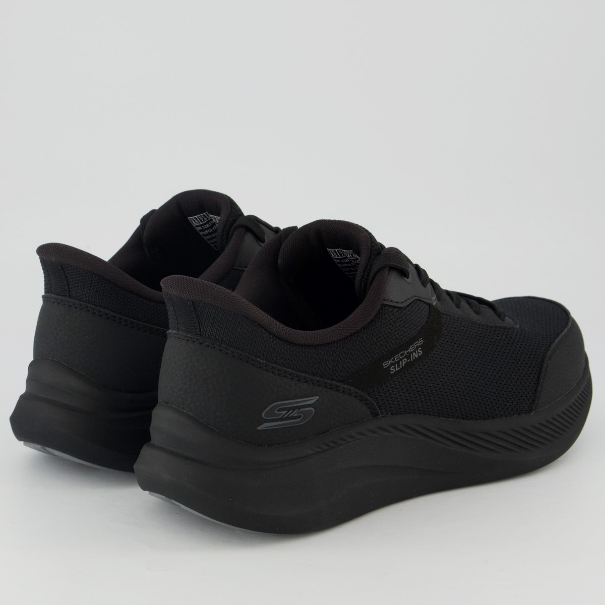 Tênis Skechers Bobs Moda Flex Preto Preto 8