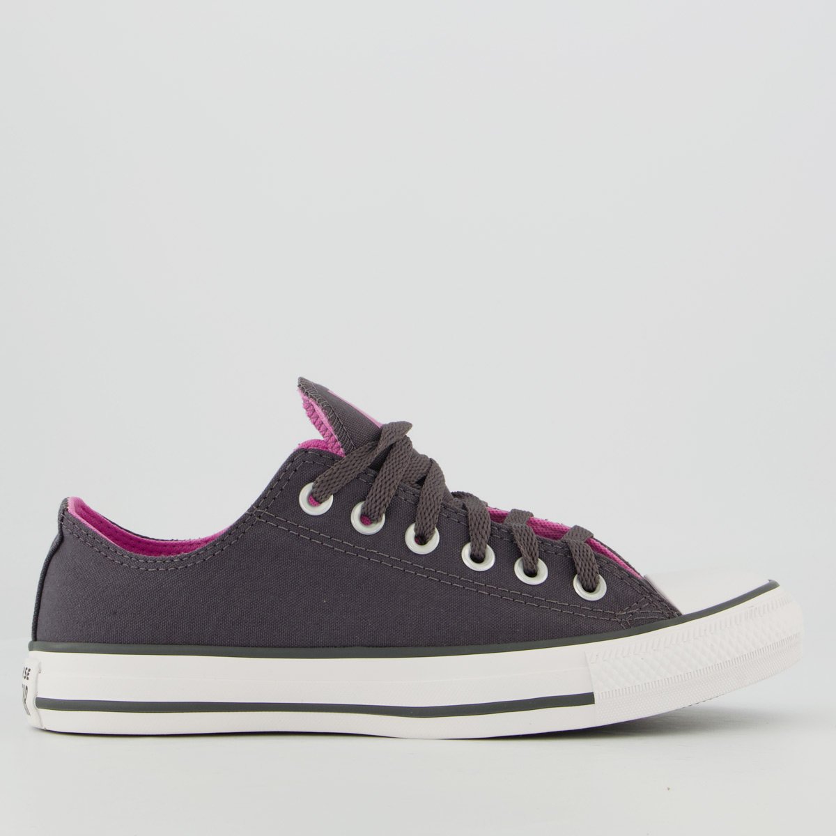Tênis Converse All Star CT Canvas Feminino Cinza Escuro