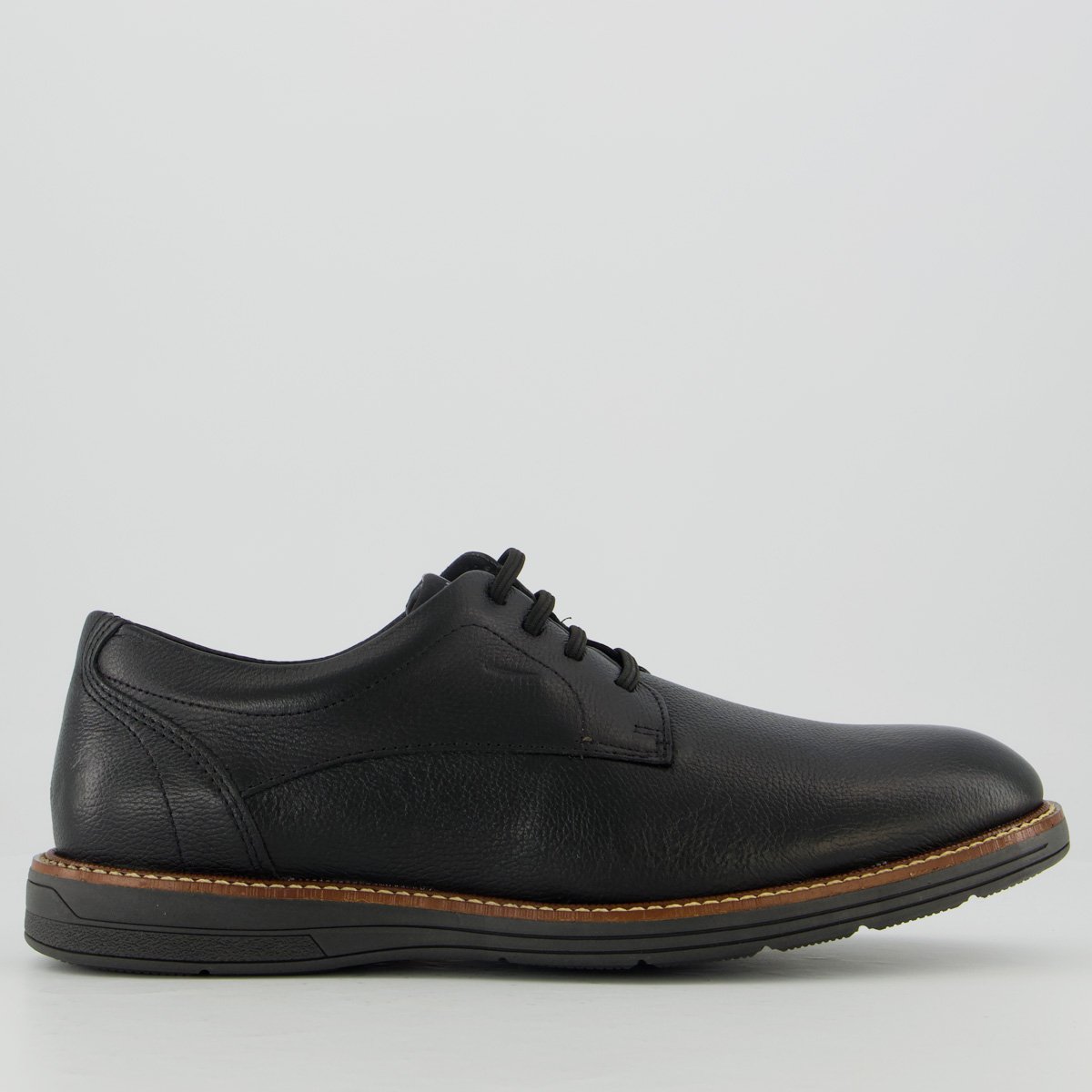 Sapato Ferracini Easy Preto e Marrom