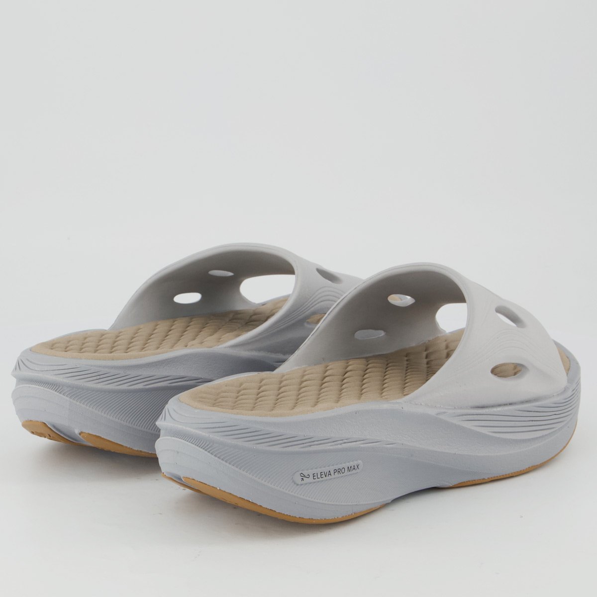 Chinelo Olympikus Pós Corre Feminino Cinza Cinza 4
