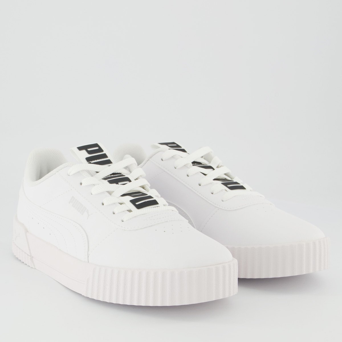 Tênis Puma Carina Bold BDP Feminino Branco Branco 2