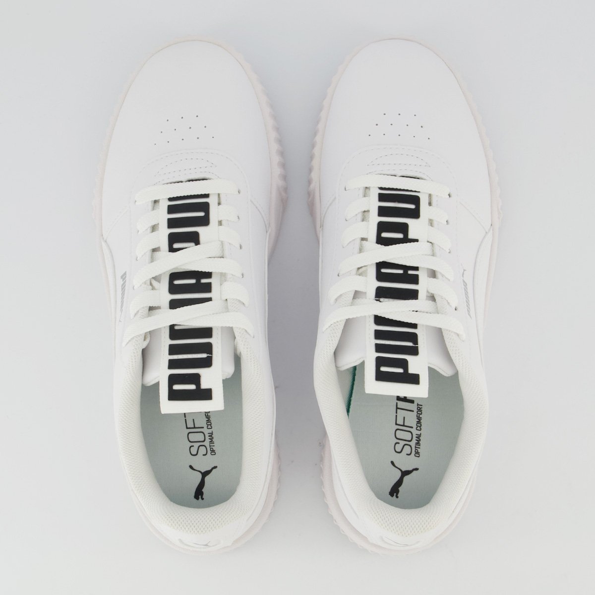 Tênis Puma Carina Bold BDP Feminino Branco Branco 5