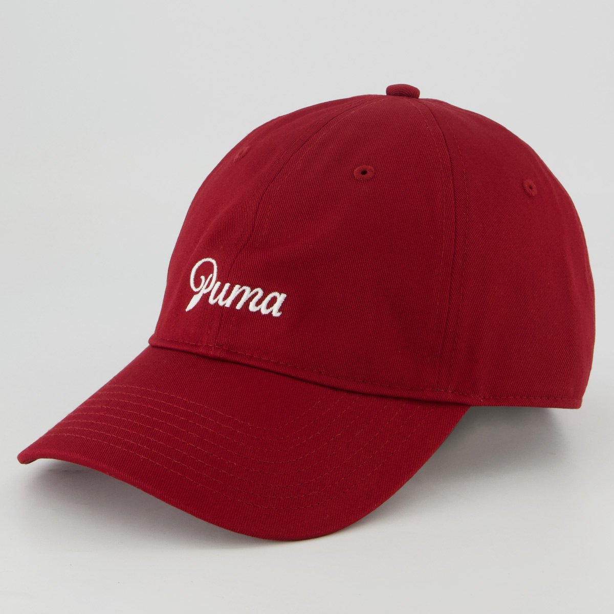 Boné Puma Script Logo Dad Vermelho