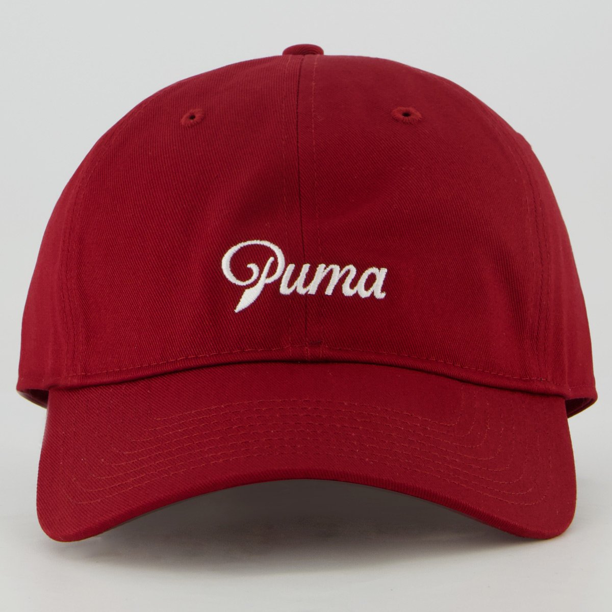 Boné Puma Script Logo Dad Vermelho Vermelho 2