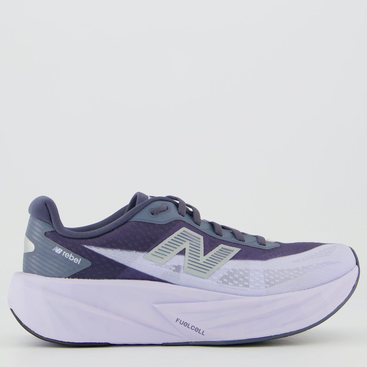 Tênis New Balance Fuelcell Rebel V5 Feminino Lilás e Cinza