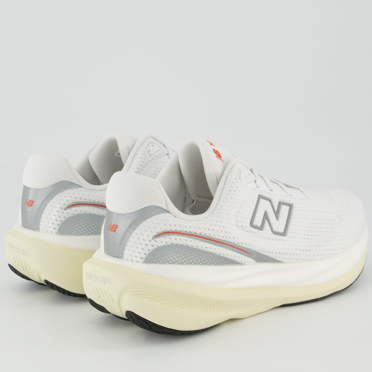 Tênis New Balance Infinion 1080 V15 Branco e Cinza Cinza 3