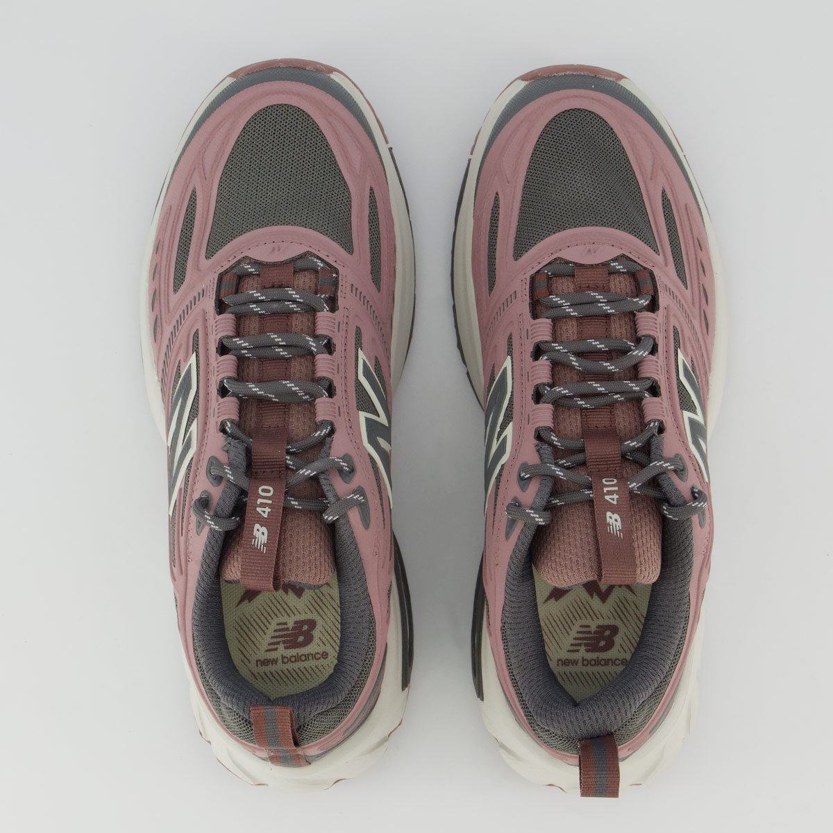 Tênis New Balance Fresh Foam 410 V9 Feminino Bordô e Branco Branco 4