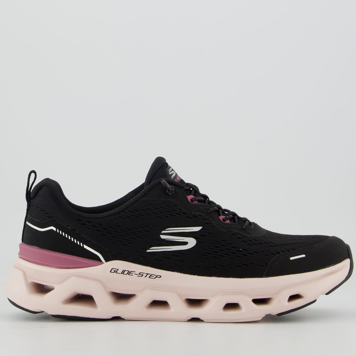 Tênis Skechers Glide Step Altus W Feminino Preto Preto 1