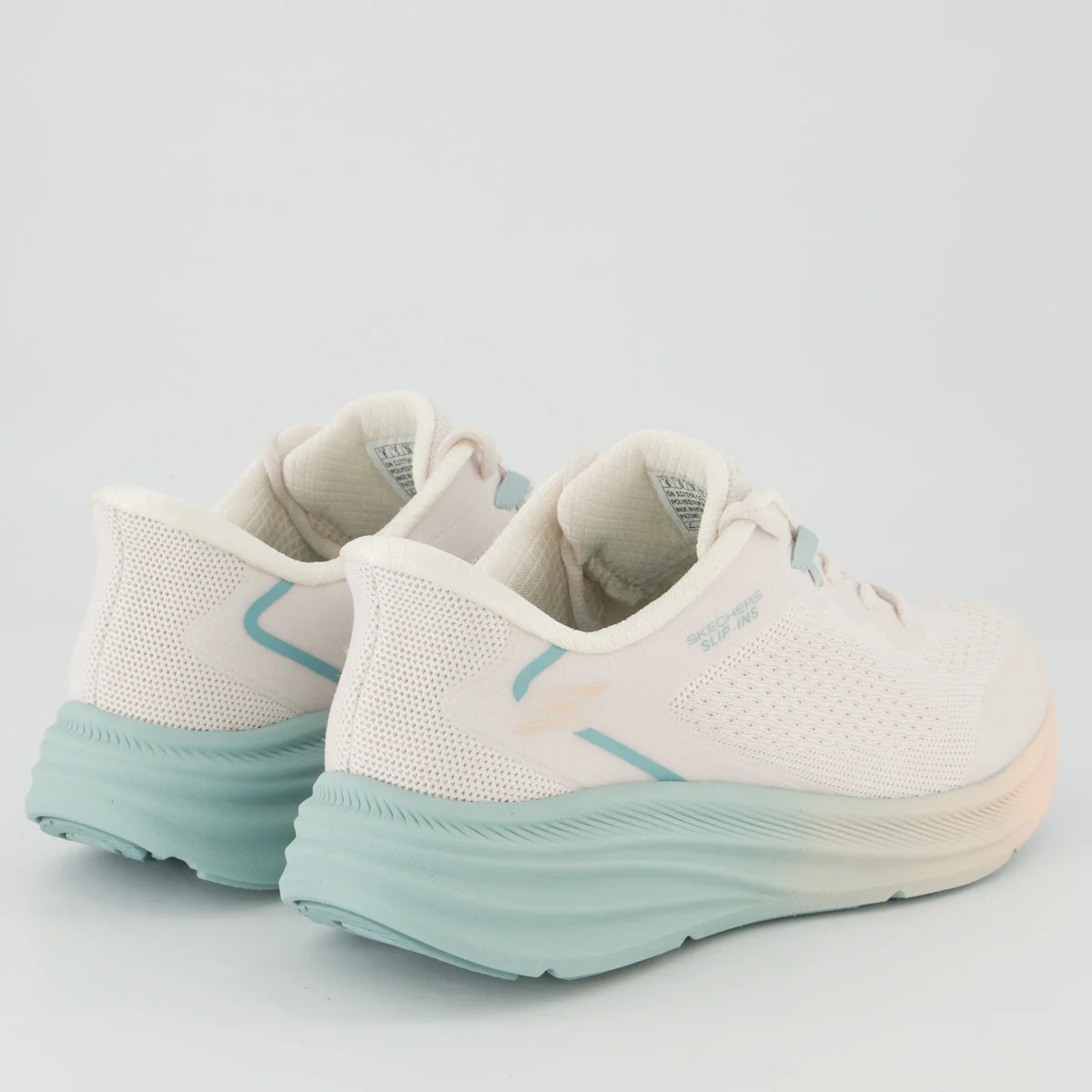 Tênis Skechers Bobs Skillz Feminino Off White e Rosa Branco 3