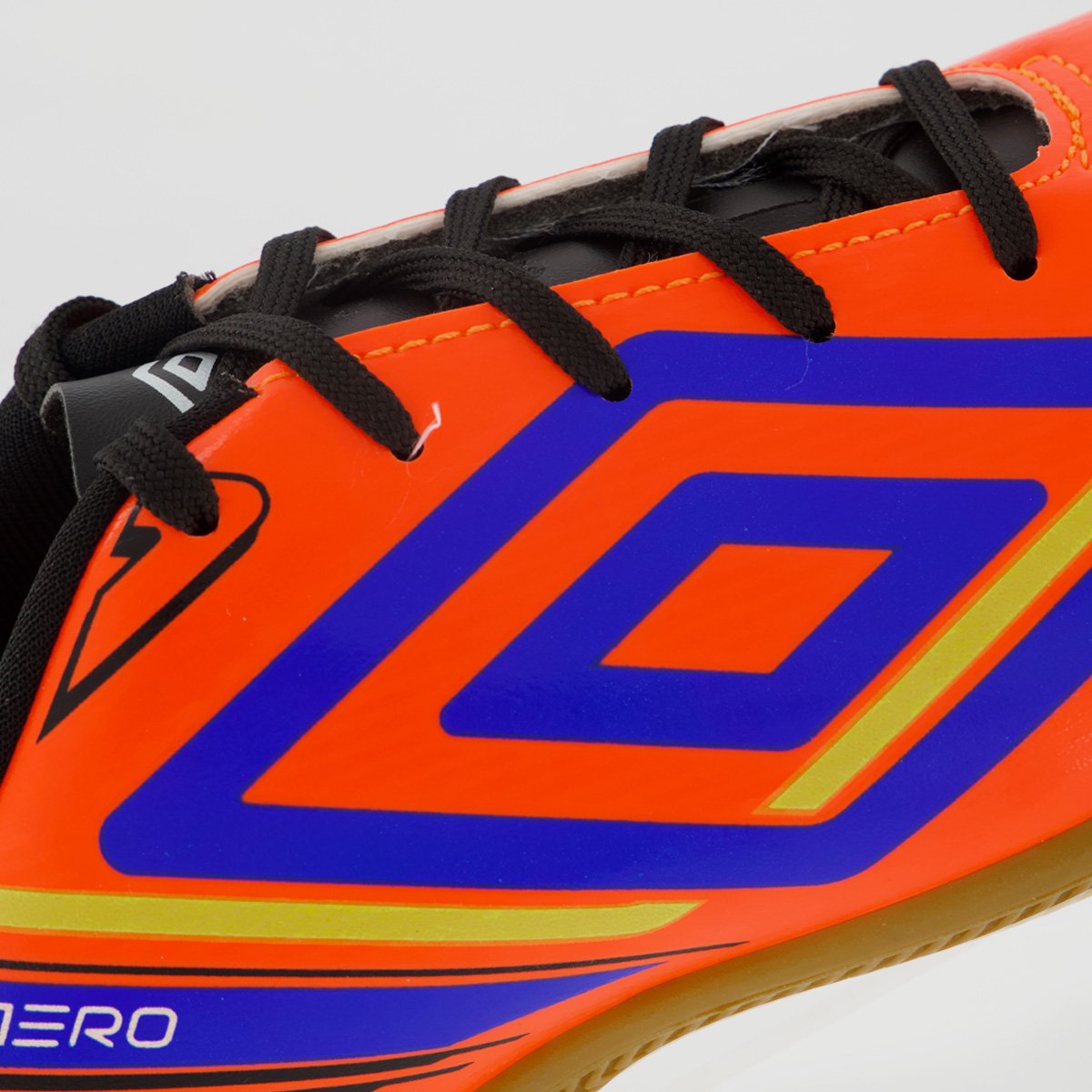 Chuteira Umbro Aerodynamic Futsal Laranja e Azul Laranja/Azul 7