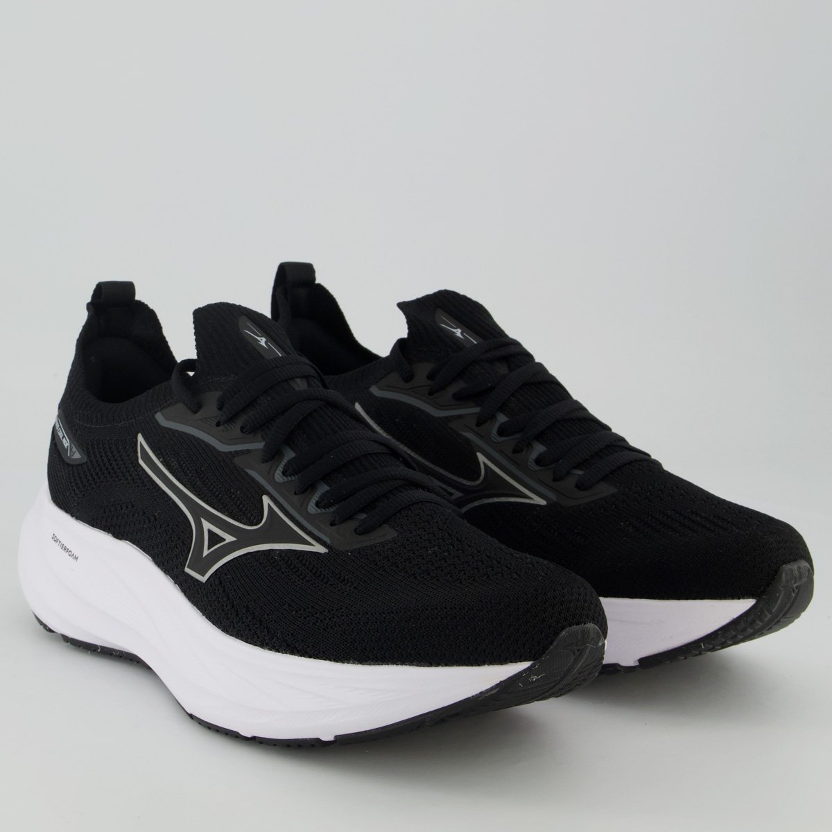 Tênis Mizuno Cool Ride 4 Preto e Branco Preto 2