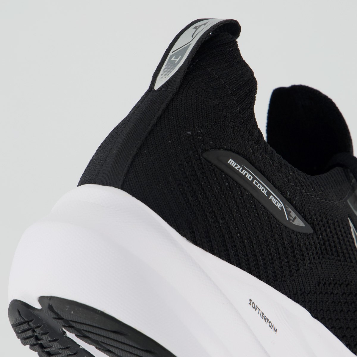Tênis Mizuno Cool Ride 4 Preto e Branco Preto 6