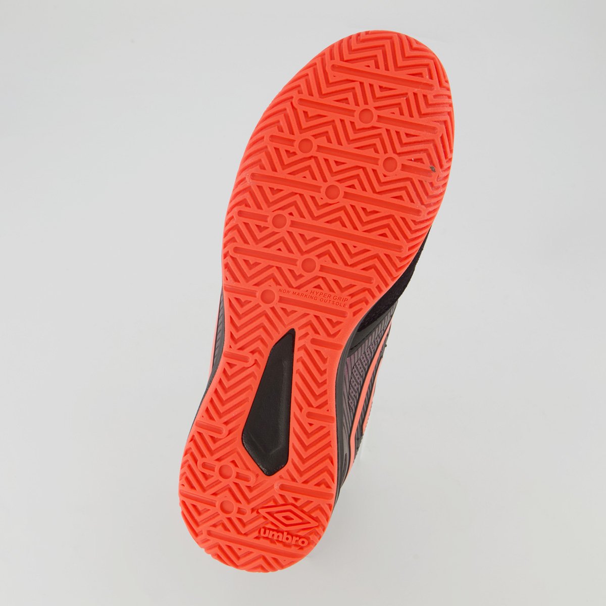 Chuteira Umbro Pro 5 Bump Club II Futsal Preta e Laranja Preto 5