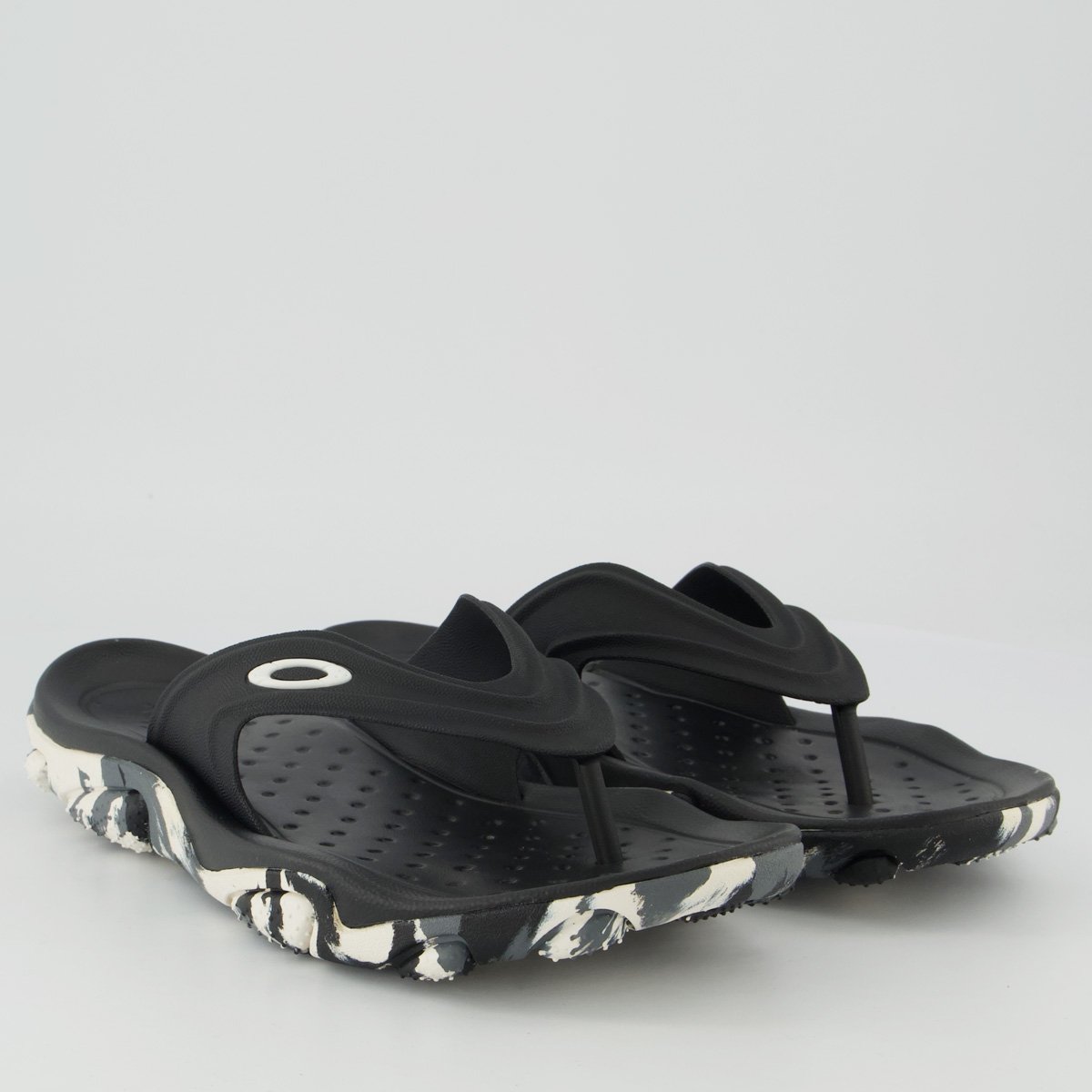 Chinelo Oakley Titan Camo Preto Preto 3
