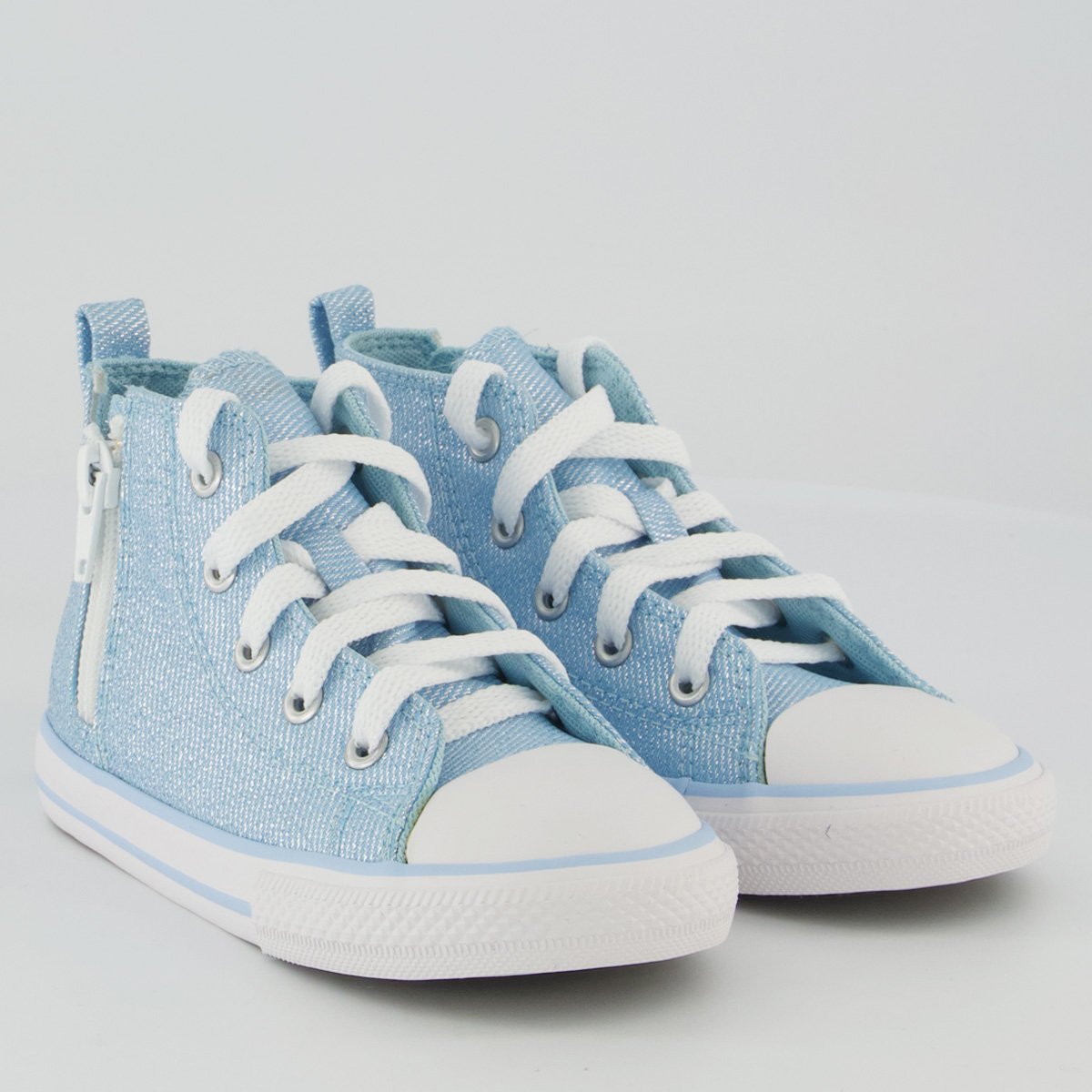 Tênis Converse All Star Chuck Taylor Side Cano Alto Infantil Azul Azul 2
