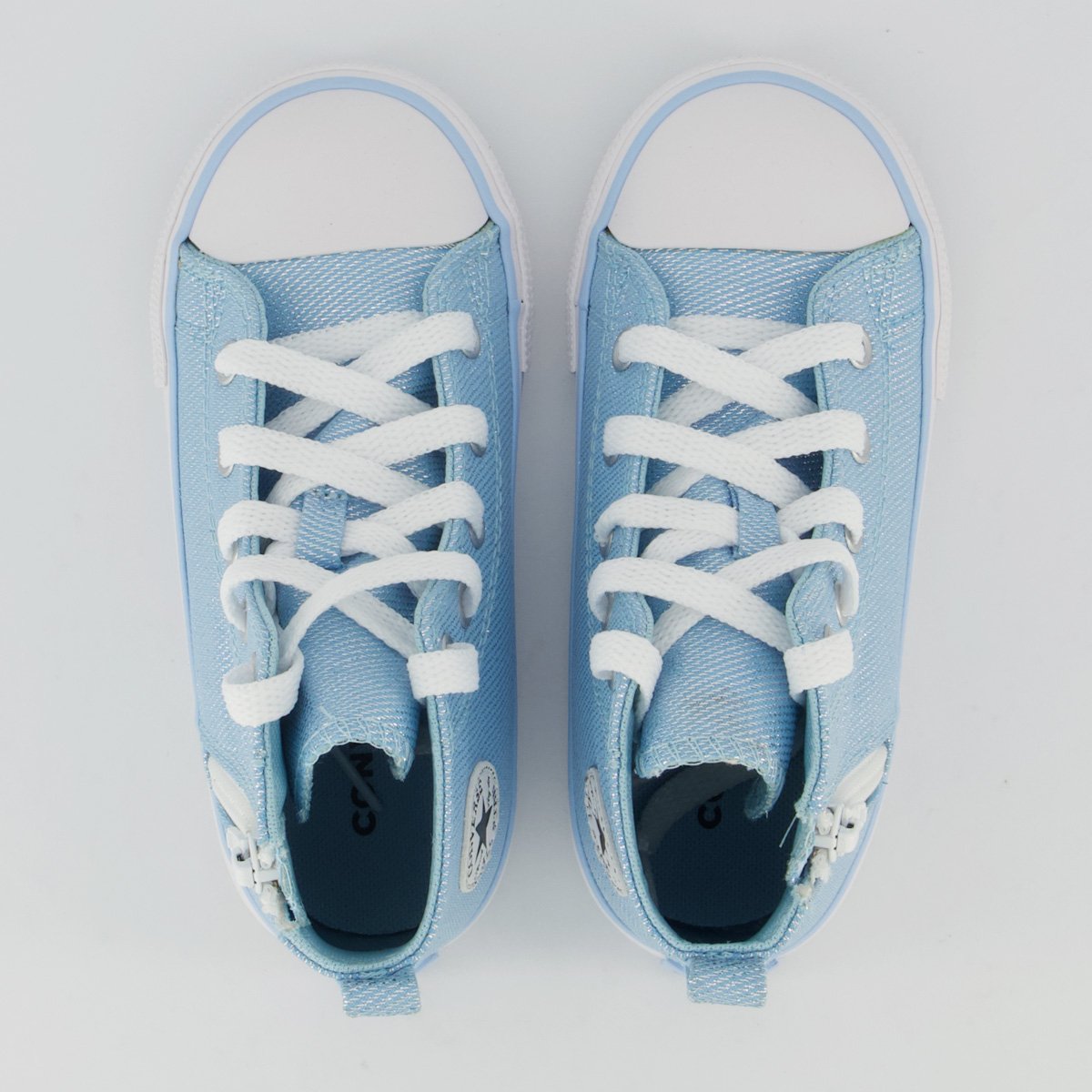 Tênis Converse All Star Chuck Taylor Side Cano Alto Infantil Azul Azul 4