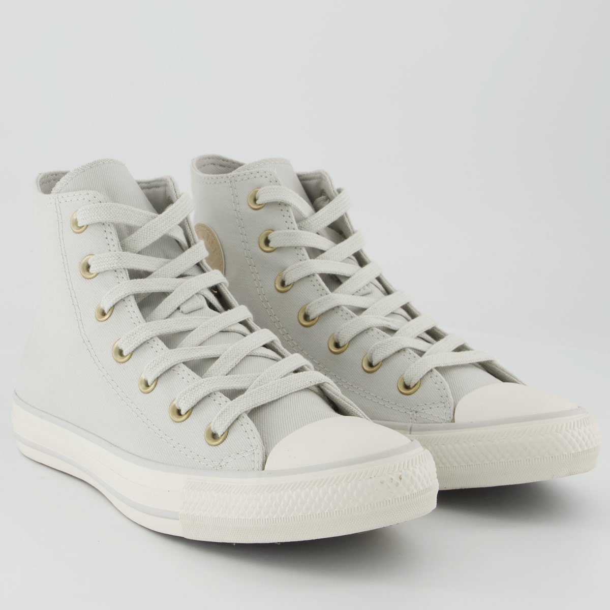 Tênis Converse All Star Chuck Taylor Cano Alto Feminino Cinza Cinza 2