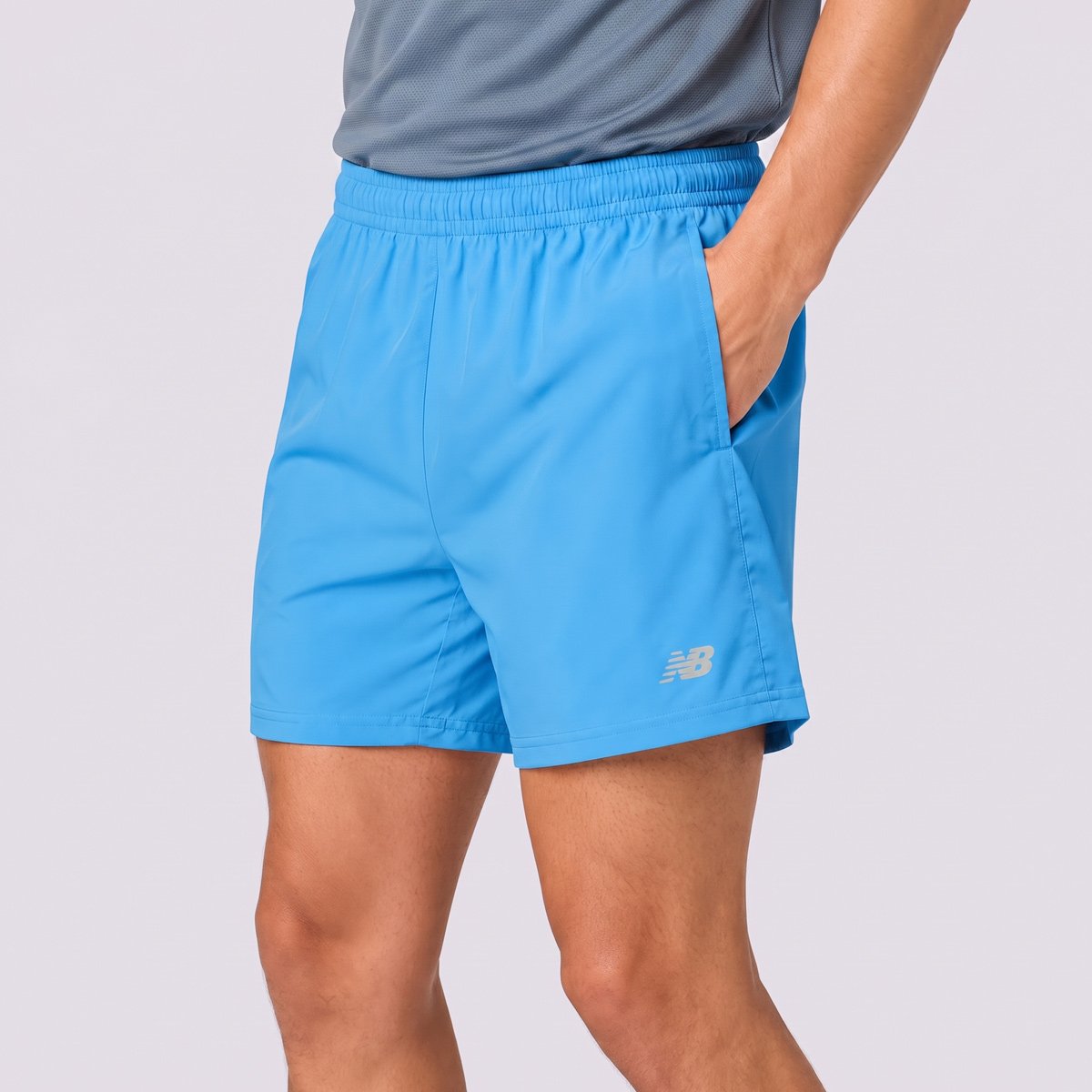 Shorts New Balance Sport Essentials I 5 Azul Azul 2