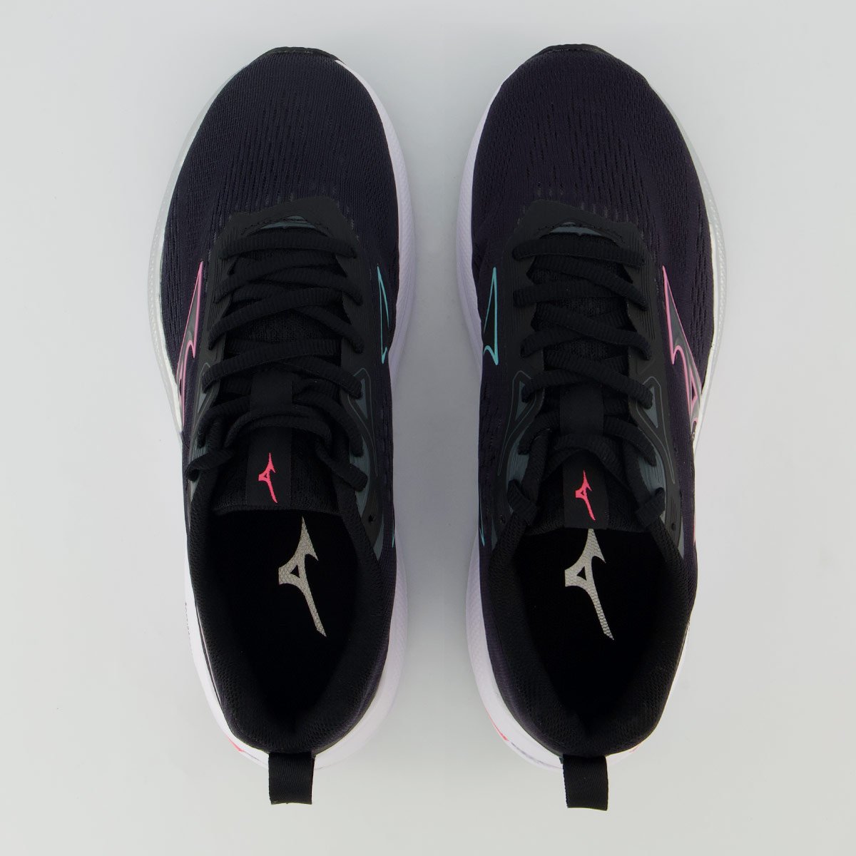 Tênis Mizuno Vitality 8 Feminino Preto e Rosa Preto 4
