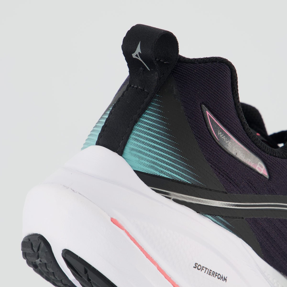 Tênis Mizuno Vitality 8 Feminino Preto e Rosa Preto 6
