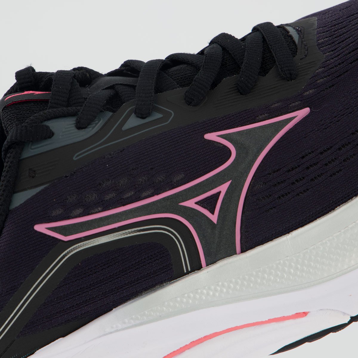 Tênis Mizuno Vitality 8 Feminino Preto e Rosa Preto 7