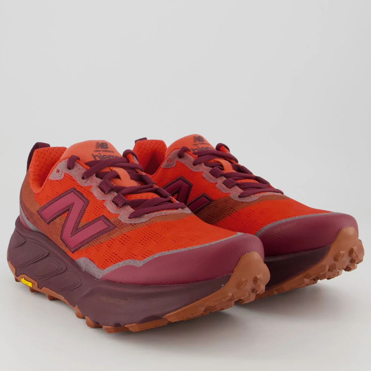 Tênis New Balance Fresh Foam X Hierro V9 Bordô e Vermelho Vermelho 2