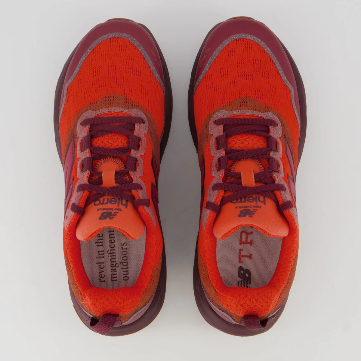 Tênis New Balance Fresh Foam X Hierro V9 Bordô e Vermelho Vermelho 4