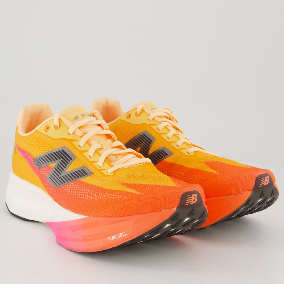 Tênis New Balance Fuelcell Supercomp Elite V5 Laranja e Vermelho Laranja/Vermelho 2