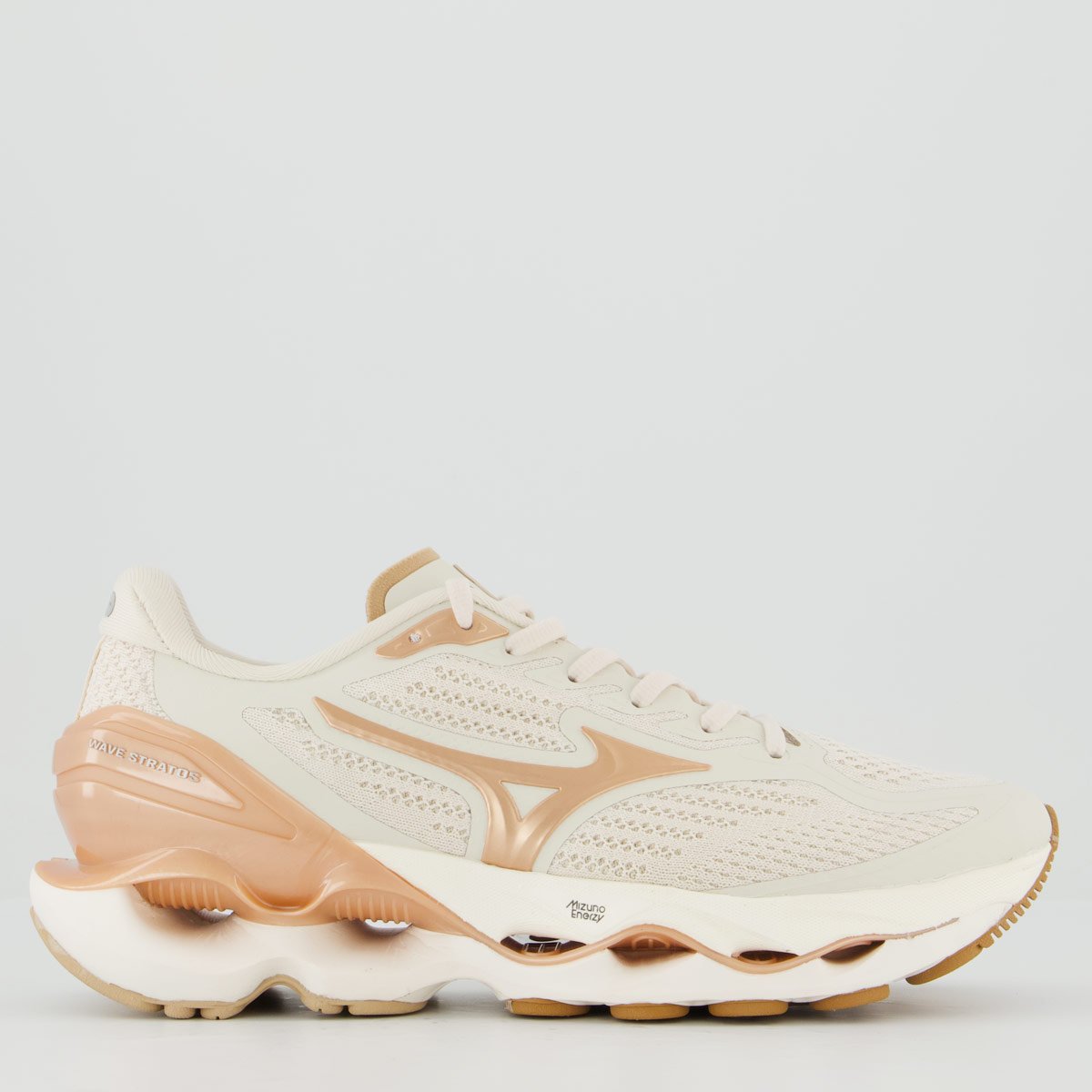 Tênis Mizuno Stratos 4 Feminino Bege