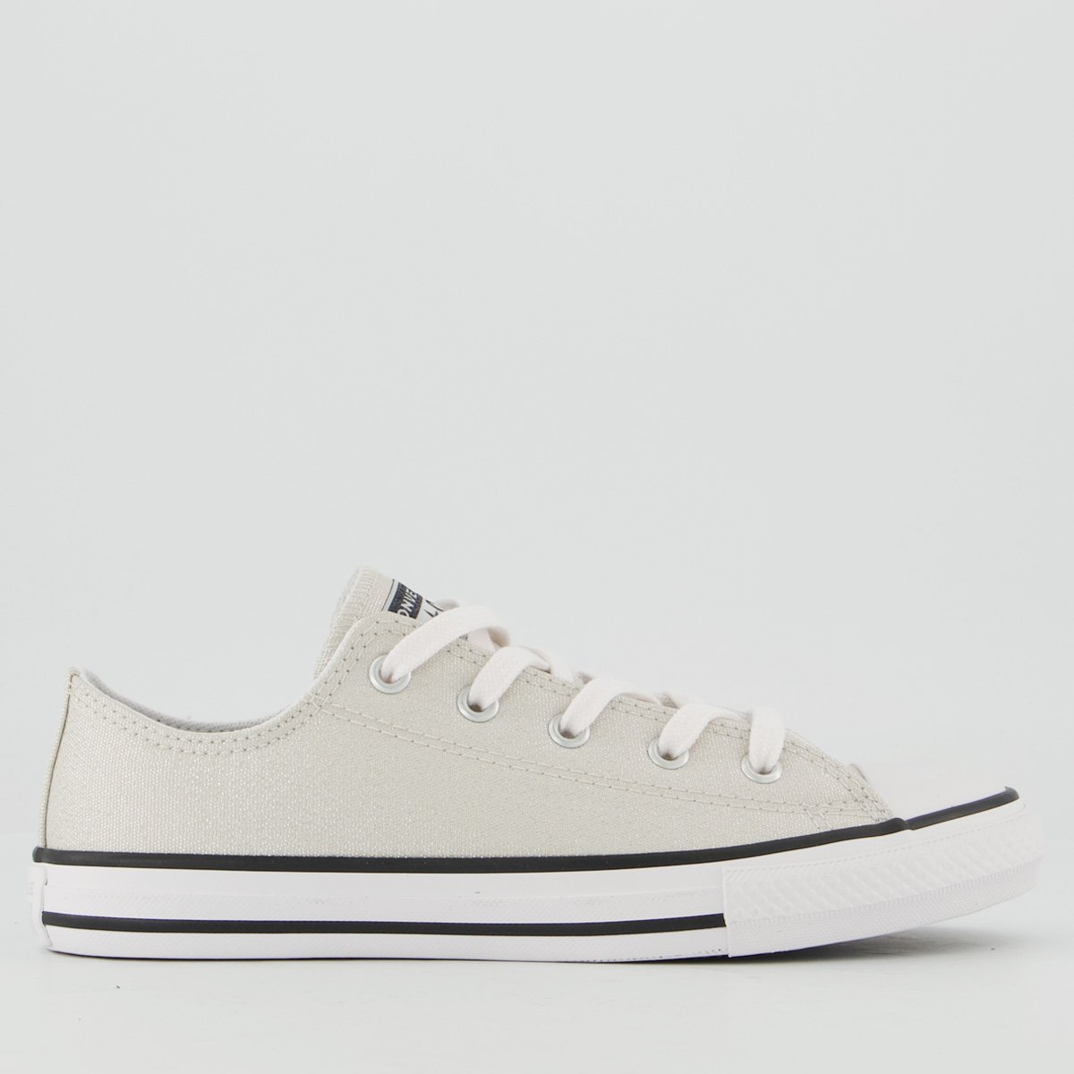 Tênis Converse All Star Chuck Taylor Side Juvenil Off White Branco 1