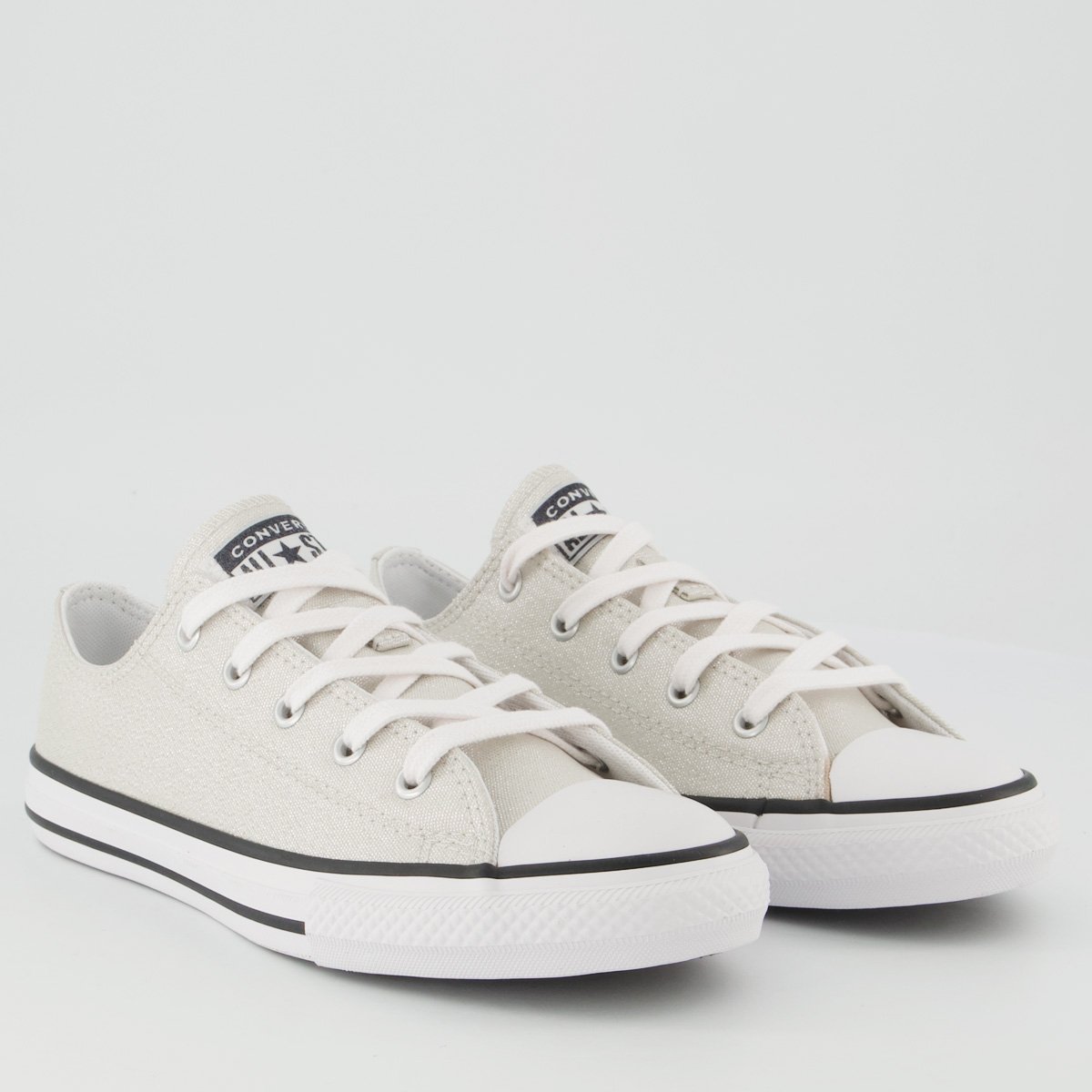 Tênis Converse All Star Chuck Taylor Side Juvenil Off White Branco 2