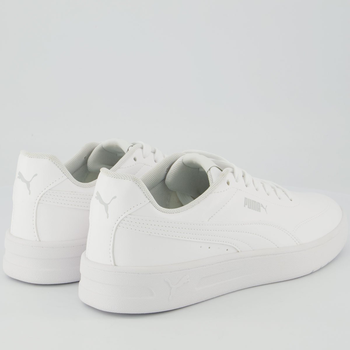 Tênis Puma Court Classic Clean BDP Branco Branco 8