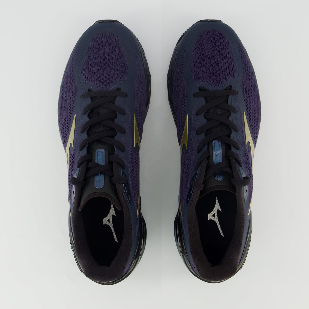Tênis Mizuno Stratos 4 Marinho e Dourado Azul/Dourado 4