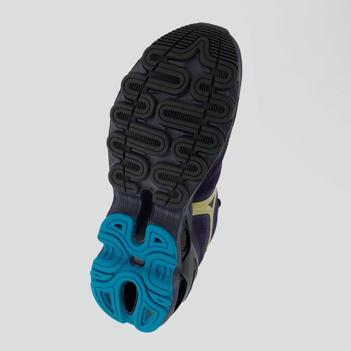 Tênis Mizuno Stratos 4 Marinho e Dourado Azul/Dourado 5