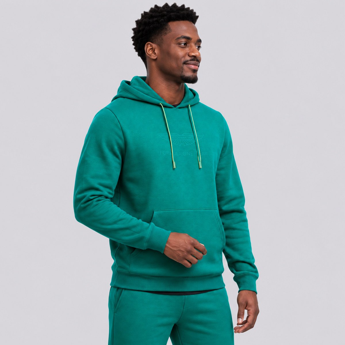 Moletom Puma AMF1 Essential Sweat Logo Verde Verde 2