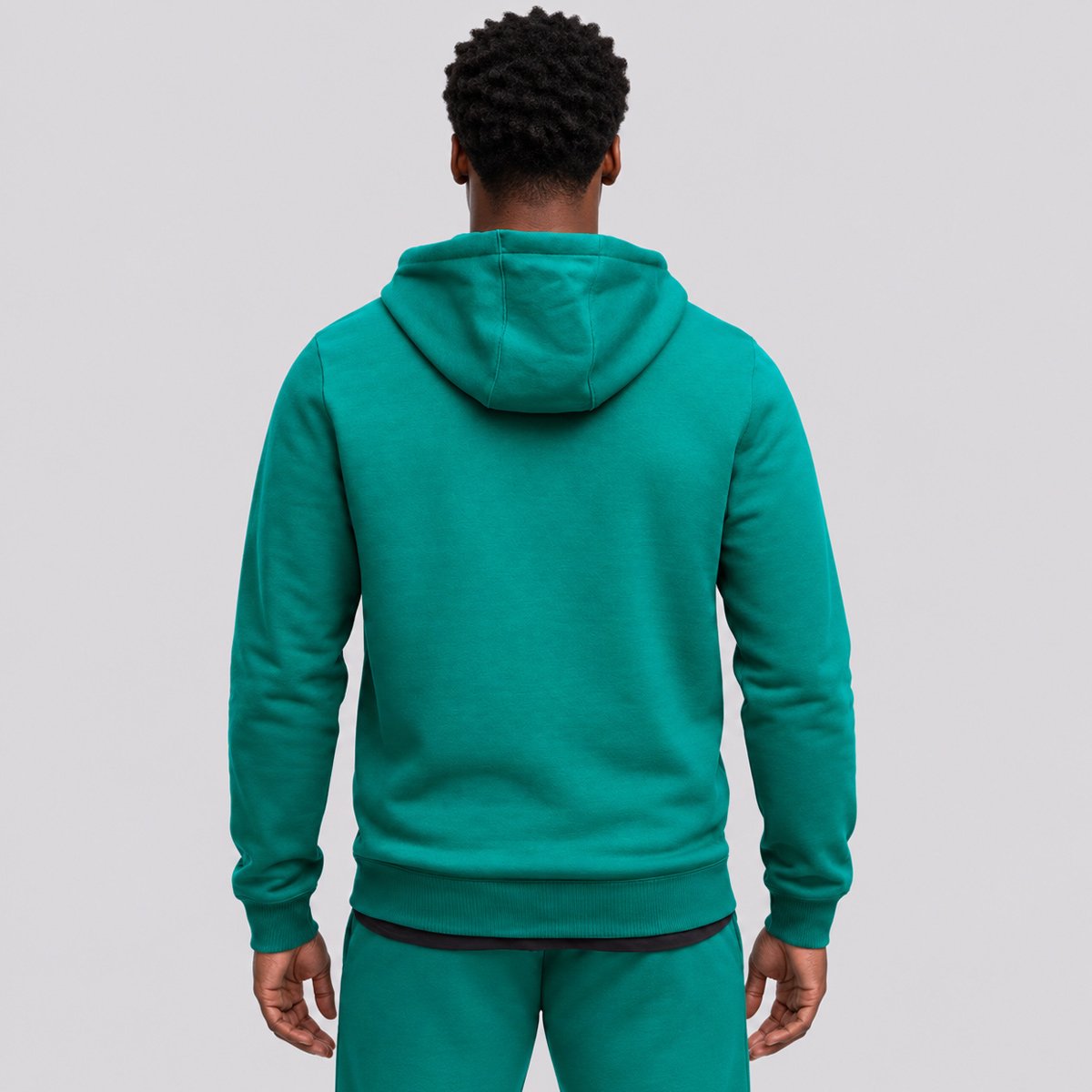Moletom Puma AMF1 Essential Sweat Logo Verde Verde 4