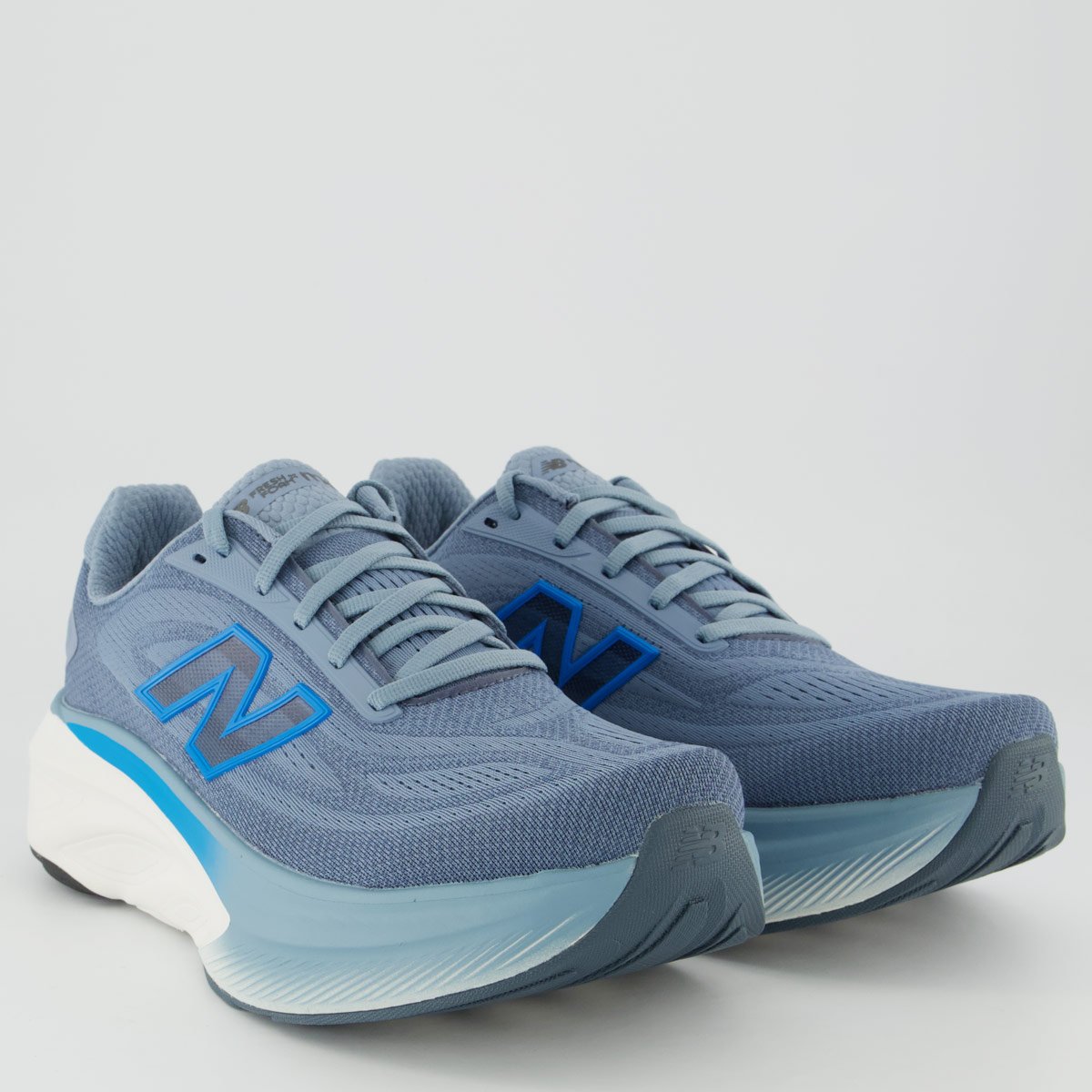 Tênis New Balance Fresh Foam X More V6 Azul e Branco Azul 2