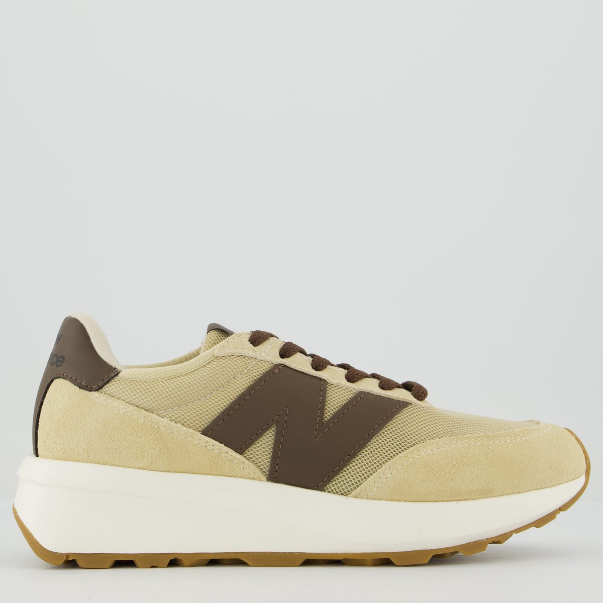 Tênis New Balance 370V1 Bege e Marrom