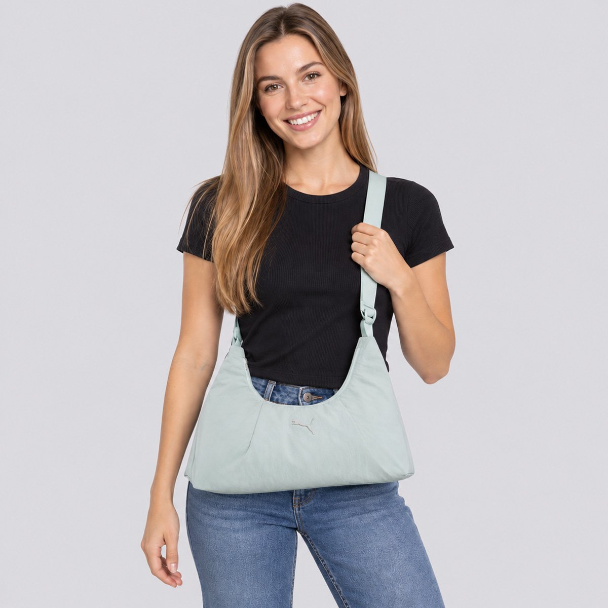 Bolsa Puma Essentials Medium Tri Verde