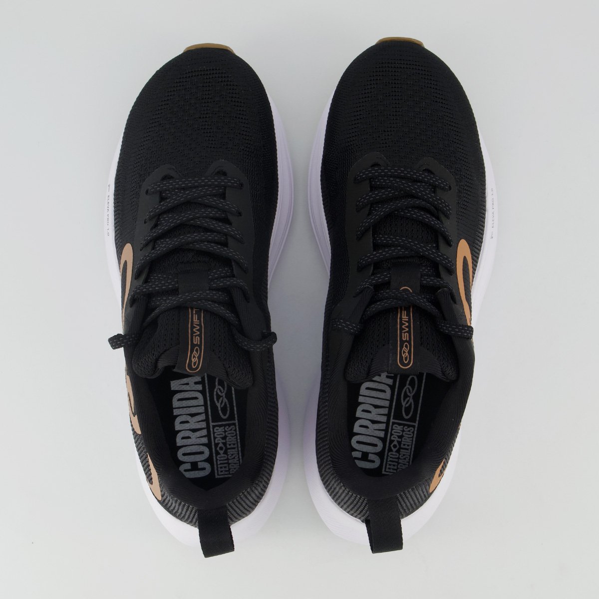 Tênis Olympikus Swift 6 Feminino Preto e Branco Branco 4