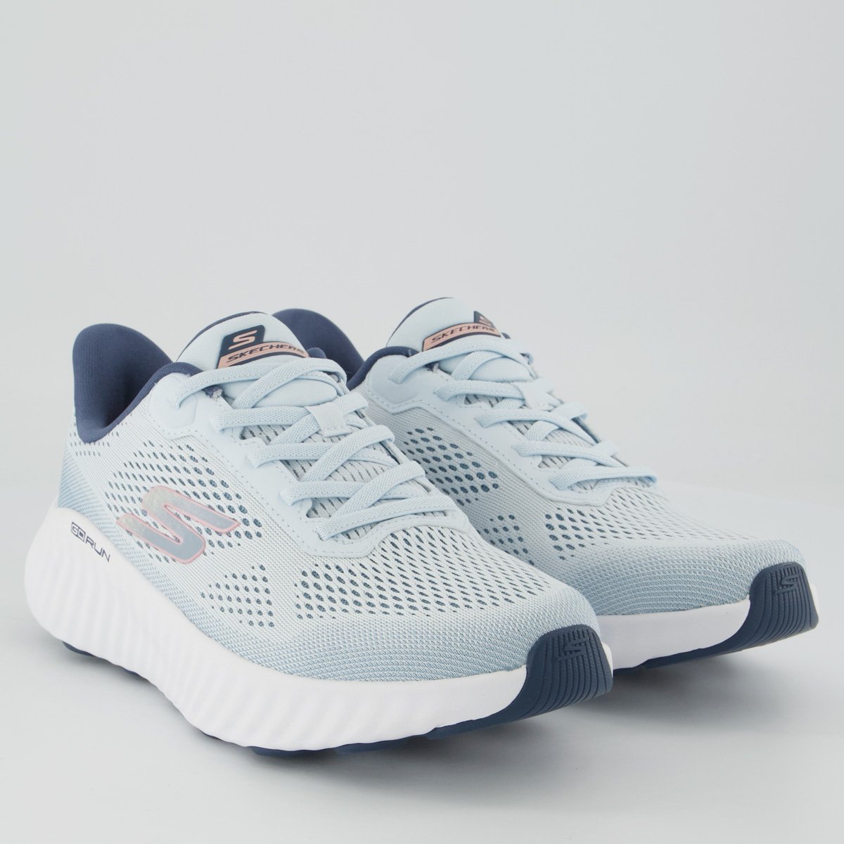 Tênis Skechers Go Run Now Feminino Azul Claro Azul 2