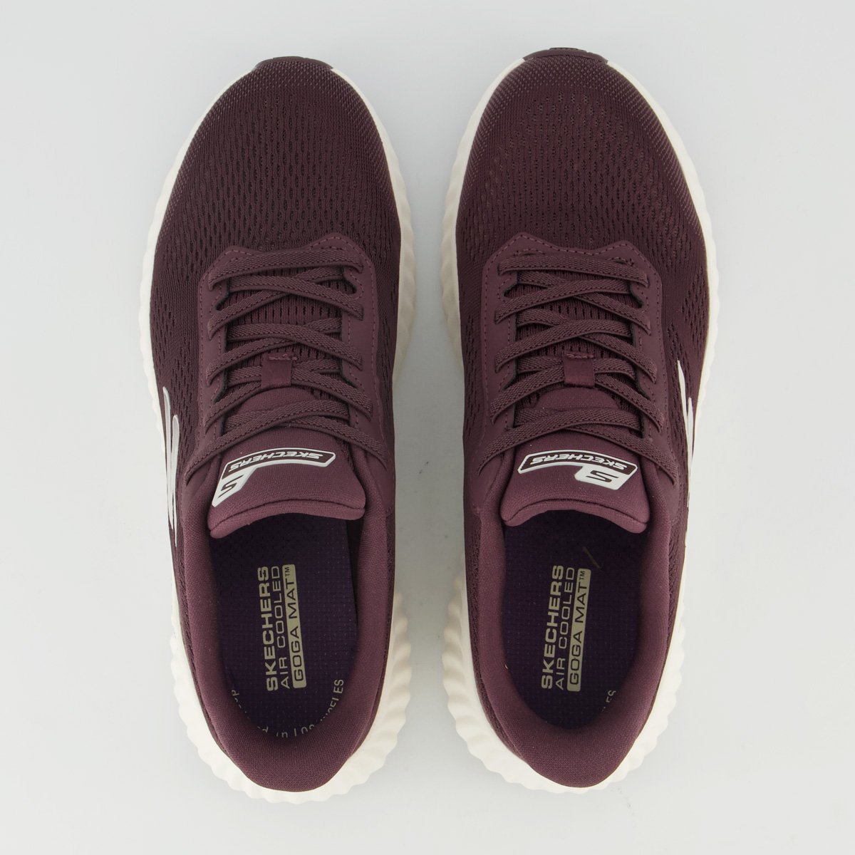 Tênis Skechers Go Run Now Feminino Bordô Vermelho 4
