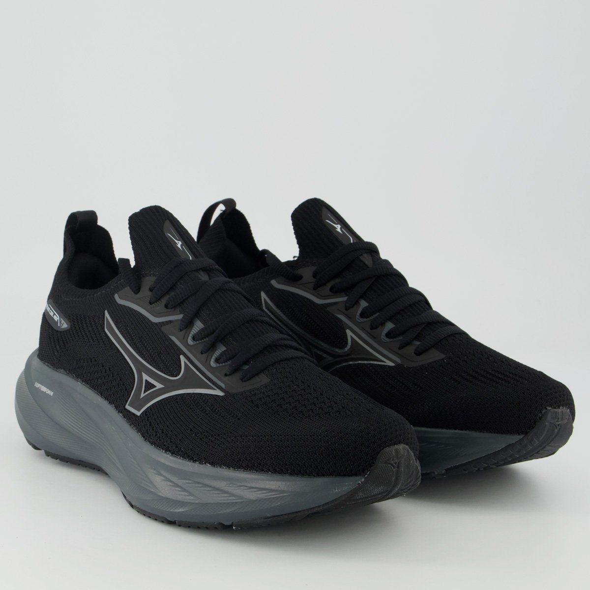 Tênis Mizuno Cool Ride 4 Preto Preto 2