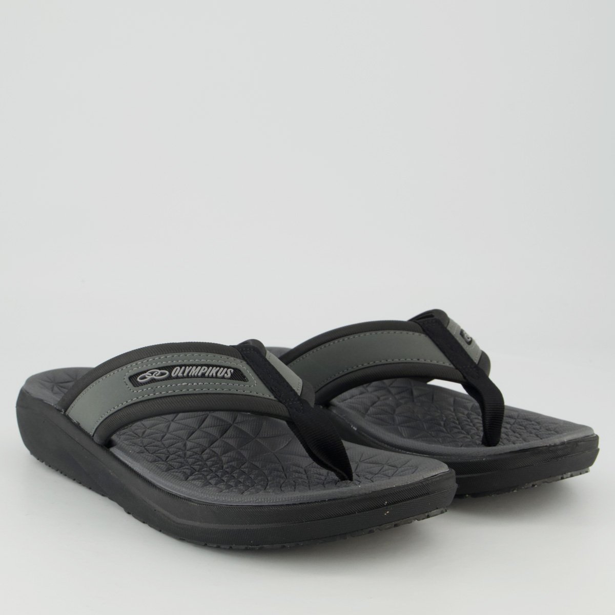 Chinelo Olympikus 921 Plus Cinza e Preto Cinza/Preto 3